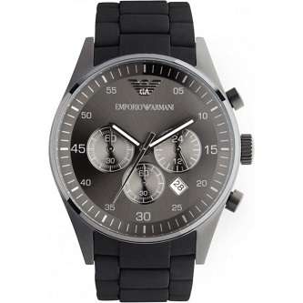 EMPORIO ARMANI AR5889 CHRONOGRAPH DATE STAINLESS STEEL QUARTZ MEN WATCH