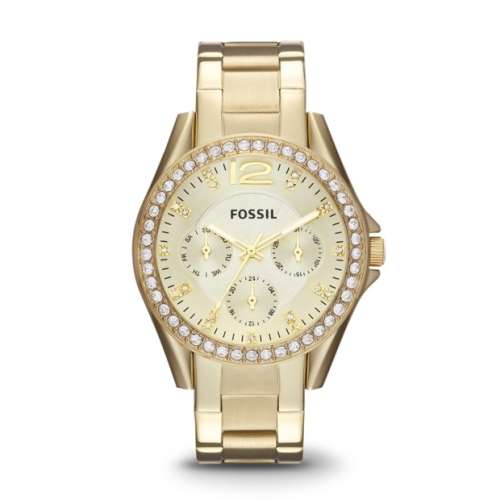 FOSSIL RILEY CRYSTAL BEZEL LADIES WATCH( ES3203) **VALUE: R4300.00**