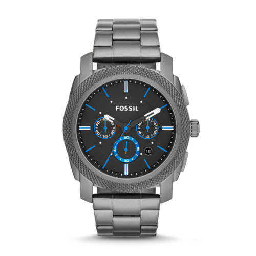 FOSSIL MACHINE ION PLATED STAINLESS STEEL CHRONOGRAPH WATCH (FS4931)  **VALUE: R5000.00