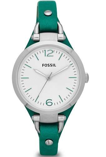 FOSSIL GEORGIA CALF SKIN STRAP LADIES WATCH (ES3316)  **VALUE: R3600.00**