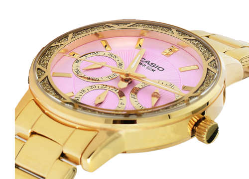 **CRAZY R1** CASIO COLLECTION SPRINKLED BEZEL LADIES WATCH (LTP-2087) **VALUE: R3120.00**