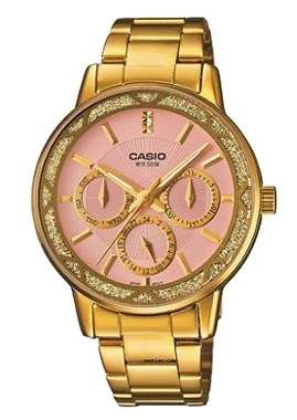 **CRAZY R1** CASIO COLLECTION SPRINKLED BEZEL LADIES WATCH (LTP-2087) **VALUE: R3120.00**