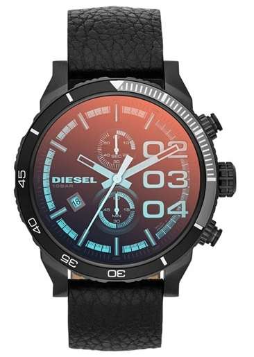 DIESEL DOUBLE DOWN CHRONOGRAPH STAINLESS STEEL WATCH  (DZ4311)  **VALUE: R5299.00**