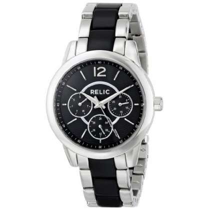 RELIC BY FOSSIL LADIES STAINLESS STEEL DAY AND DATE WATCH (ZR15711)  **VALUE: R2800.00**