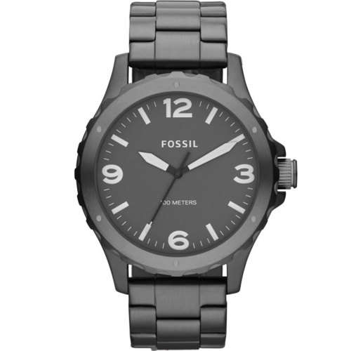 FOSSIL NATE STAINLESS STEEL ION-PLATED WATCH (JR1457)  **VALUE: R4150.00**