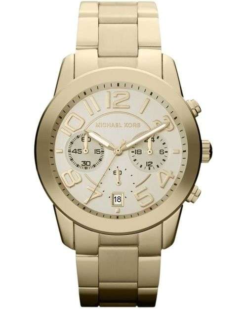 MICHAEL KORS MERCER CHRONOGRAPH CHAMPAGNE DIAL LADIES WATCH  - 42mm (MK5726)
