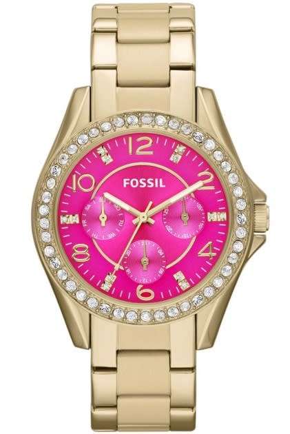 WATCHES - FOSSIL RILEY CRYSTAL BEZEL LADIES WATCH (ES3507) **VALUE: R3900.00**