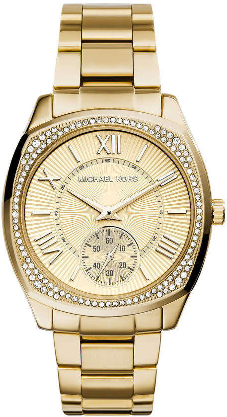 MICHAEL KORS BRYN GOLD-PLATED CRYSTAL LADIES WATCH (MK6134)  **VALUE: R5200.00**