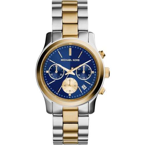BLACK FRIDAY - MICHAEL KORS RUNWAY CHRONOGRAPH BLUE DIAL WATCH (MK6165) **VALUE: R5200.00**