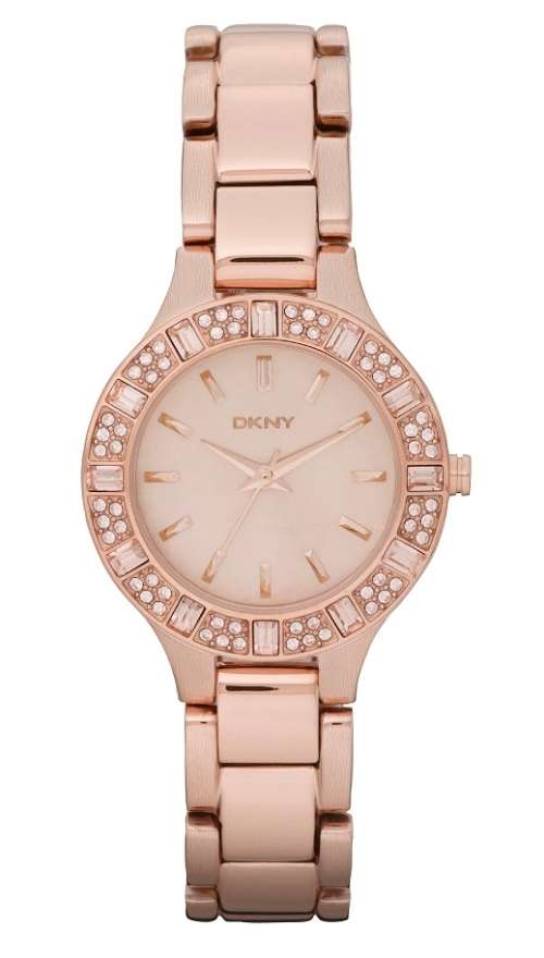 WATCHES - DKNY ROSE GOLD CRYSTAL CHAMBERS LADIES WATCH (NY8486) **VALUE: R4299.00**