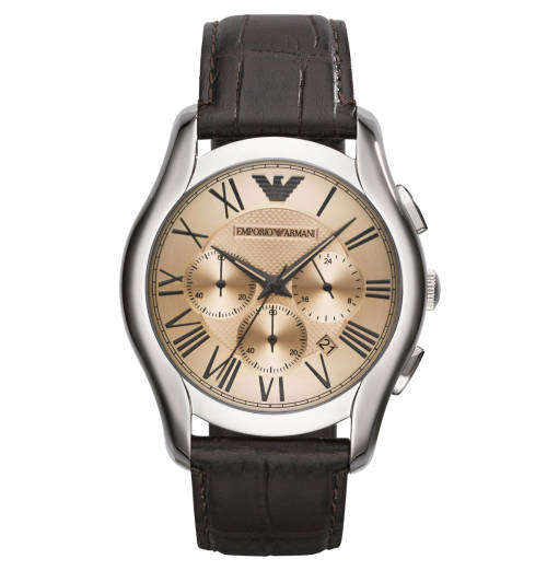 EMPORIO ARMANI MENS CLASSICO CHRONOGRAPH WATCH  (AR1790)  **VALUE: R5490.00**