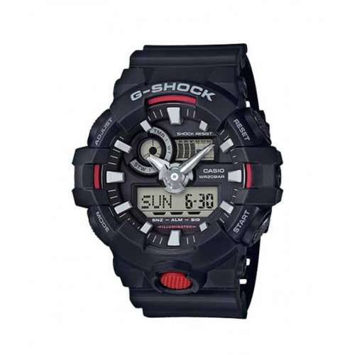 CASIO G-SHOCK SHOCK-RESISTANT RESIN WATCH (GA700-1A) **VALUE: R4320.00**