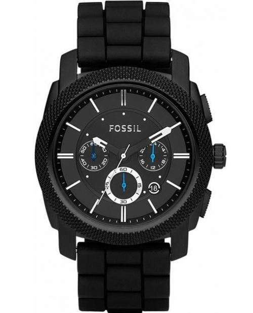 FOSSIL MACHINE ION PLATED STAINLESS STEEL CHRONOGRAPH WATCH (FS4487) - 46mm