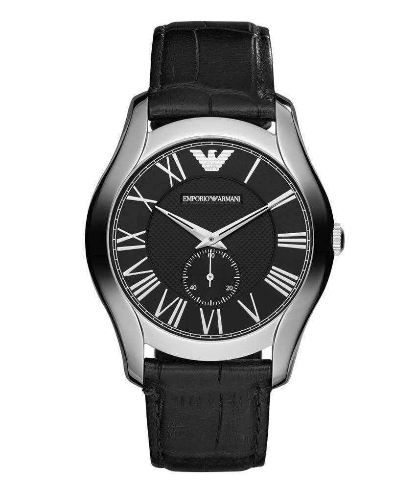 EMPORIO ARMANI AR1703 Leather Strap Quartz Men Watch