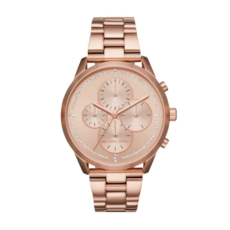 BLACK FRIDAY CLEARANCE SALE - MICHAEL KORS SLATER MK6521 Chronograph Rose Gold Quartz Watch