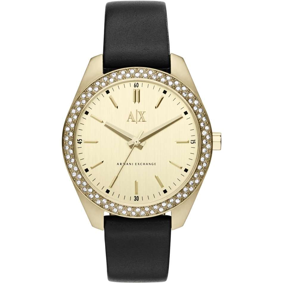 ARMANI EXCHANGE AX5507 Leather Strap Quartz Women Watch