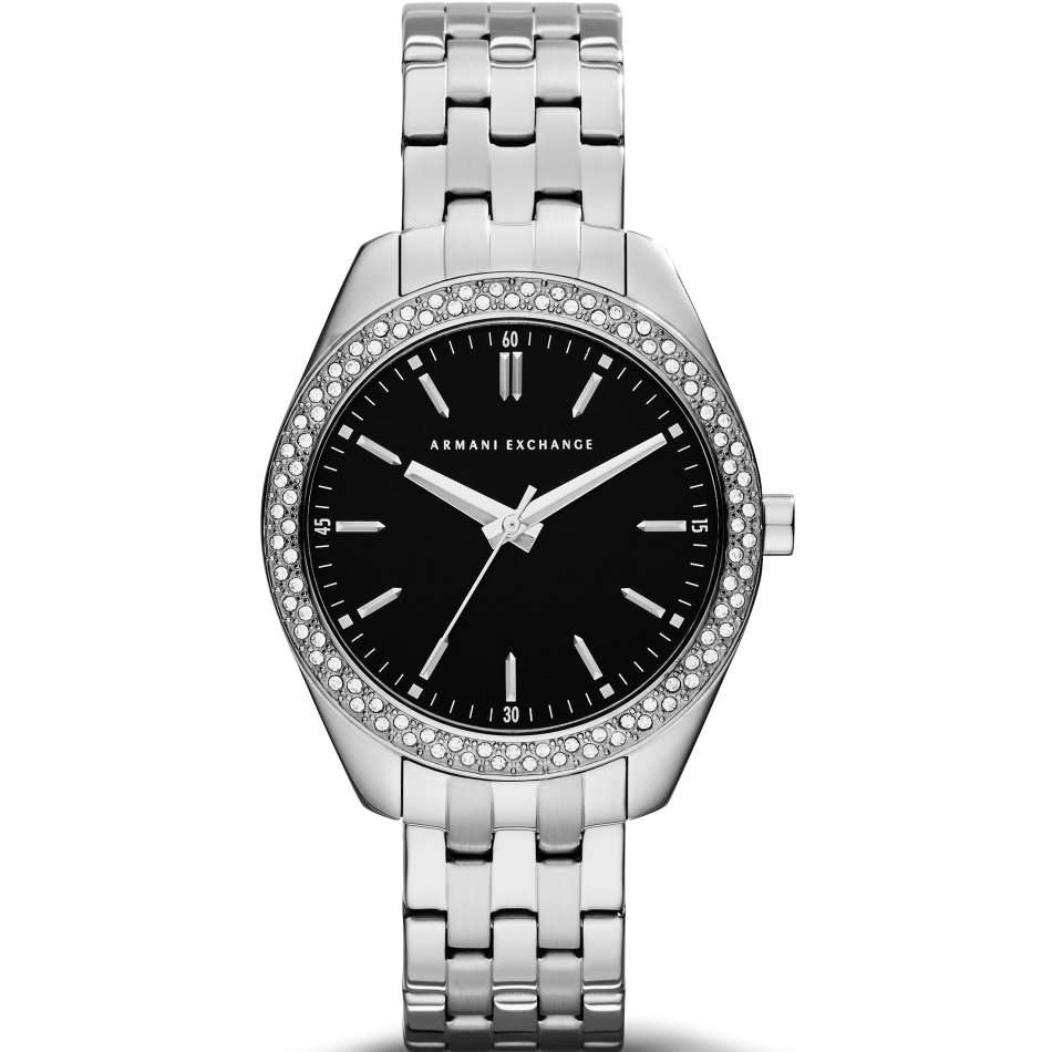 ARMANI EXCHANGE AX5509 Black Face SS Quartz Women Watch