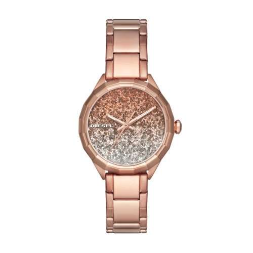 BLACK FRIDAY - DIESEL DZ5539 Kween B Rose Gold Quartz Womens Watch