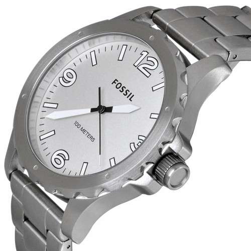 BLACK FRIDAY CLEARANCE SALE - FOSSIL NATE STAINLESS STEEL WATCH (JR1456)  **VALUE: R4150.00**