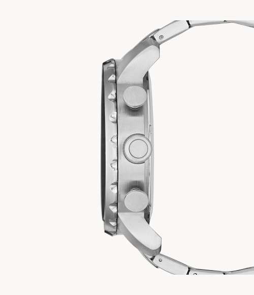 BLACK FRIDAY - PLS READ DESCRIPTION - FOSSIL NATE STAINLESS STEEL CHRONOGRAPH WATCH - 50mm (JR1353)