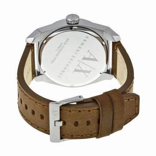 BLACK FRIDAY - READ DESCRIPTION - ARMANI EXCHANGE Blue Dial, Brown Leather Men`s Watch (AX2303)