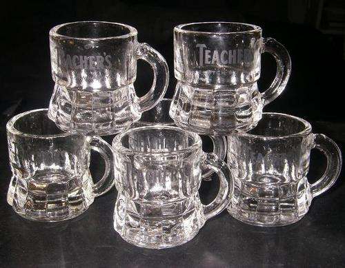 **Collectable Teacher's Whisky Shot measures (set of 6)**