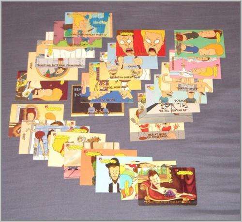 ** BEAVIS AND BUTTHEAD CARDS (X28) **