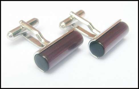 ** PURPLE ONYX CUFFLINKS **
