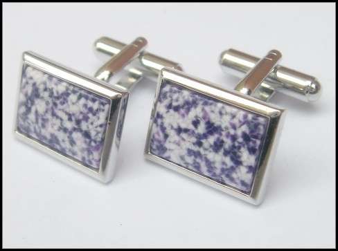 ** MOTTLE STONE CUFFLINKS **