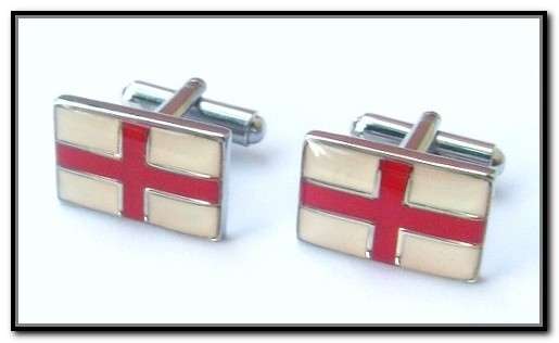 ** ENGLISH FLAG CUFFLINKS **