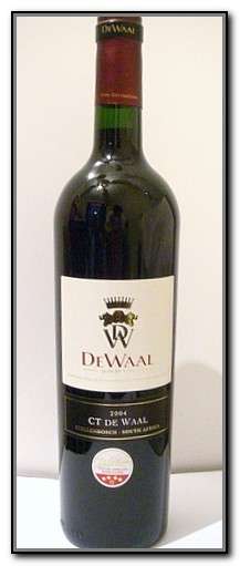 ** C. T. DE WAAL PINOTAGE 2004 **