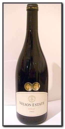 ** NELSON ESTATE SHIRAZ 2002  **