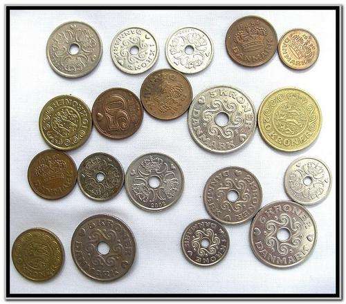** ASSORTMANT OF DANISH COINS **