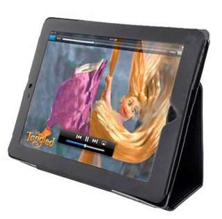 ** iPAD 2 LEATHER CASE / COVER WITH FLIP STAND **