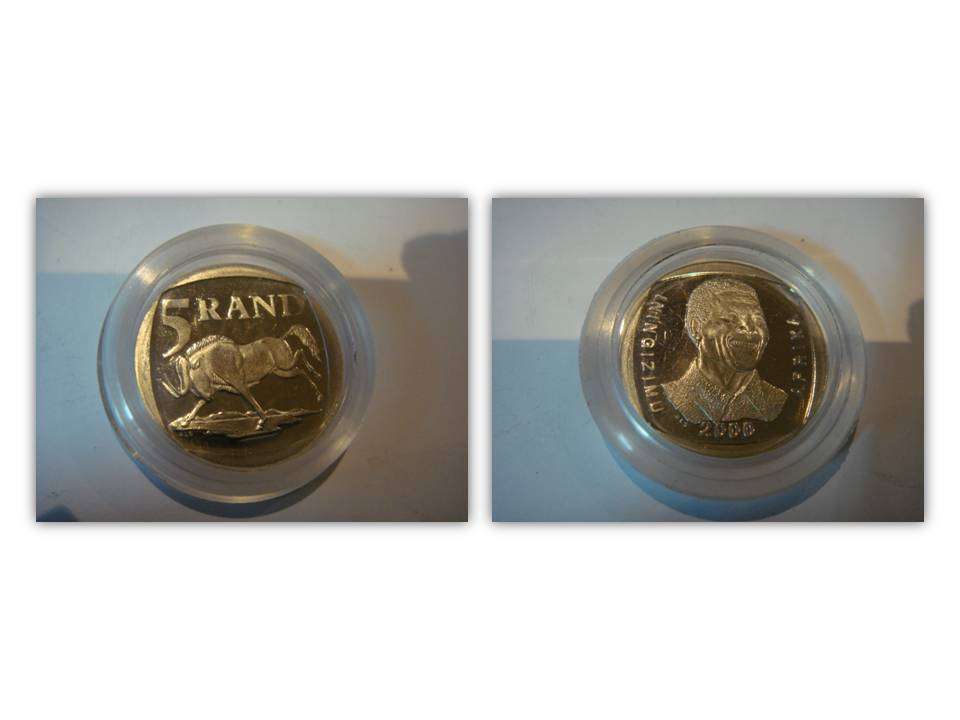 2000: R5 Mandela UnCirculated