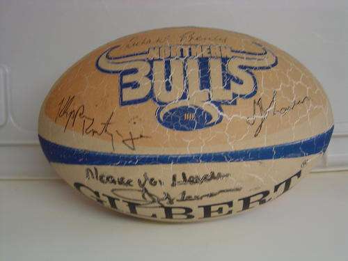 northern bulls signed rugby ball