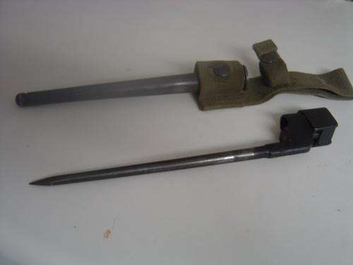 303 mk11 bayonet with scabbard and belt frog