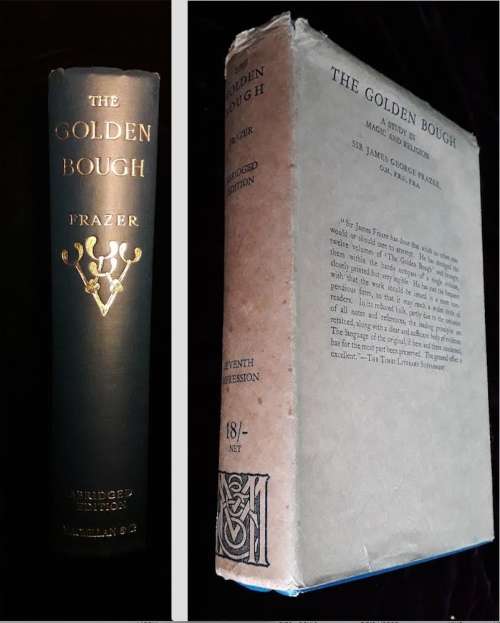 The Golden Bough - a Study in Magic and Religion JG Frazer, 1933 w Illustr JMW Turner Early copy