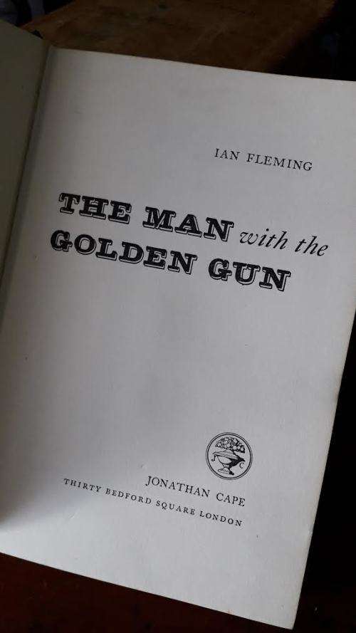 The Man With The Golden Gun, Ian Fleming, 1st ed 1965, Jonathan Cape. Make Offer!