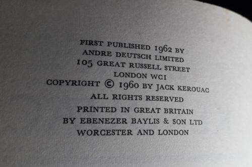 Jack Kerouac - Lonesome Traveller, 1st Ed. published 1962. Hard cover with jacket. Rare.
