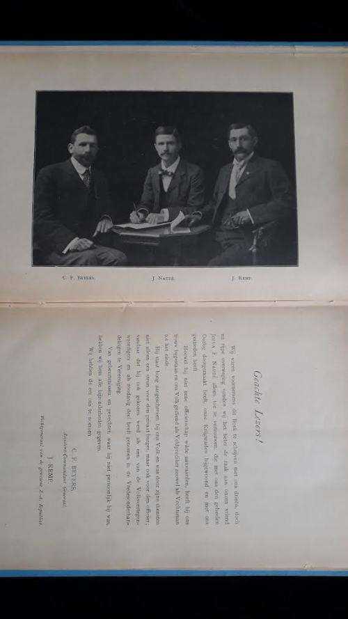 Boer War Collectable! Vechten en Vluchten van Beyers en Kemp bokant de Wet. JF Naude` 1903