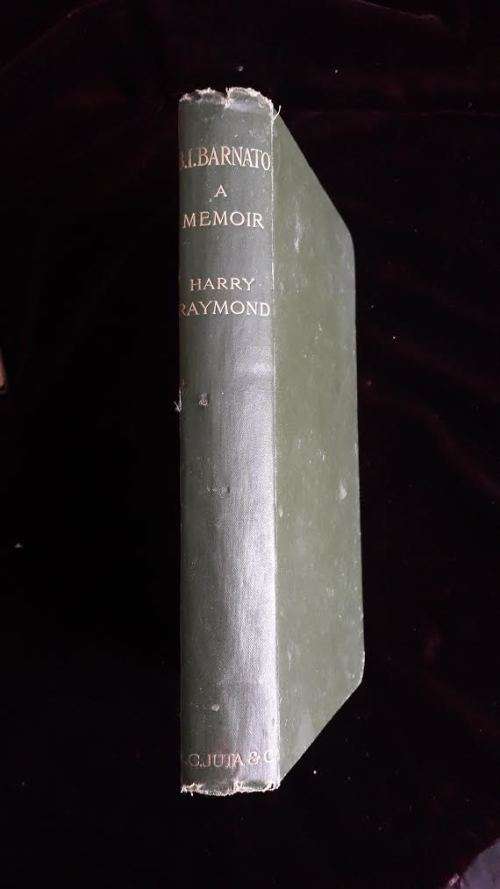 AFRICANA COLLECTABLE!! Barney Barnato A Memoir - Harry Raymond. 1st Edition. 1897.