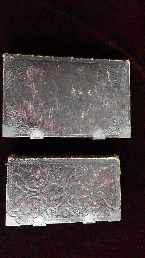 BIBLE (Polyglot English version 1828) and Common Prayer book 1824. Antique.