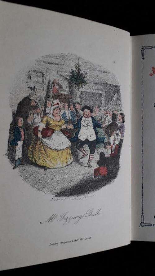 A Christmas Carol by Charles Dickens. 1922 with dust jacket! Facsimile of 1843 edition. RARE.