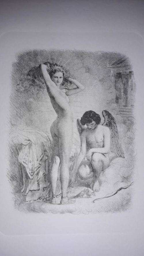 La Scuderia del Duca nude cards. Amalfi Italy. Set of 4. Handmade paper.