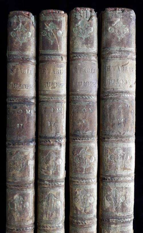 Histoire Philosophique et Politique, Anonymous (Diederot). Amsterdam 1770 - Very 1st Ed. 4/6 Vols.