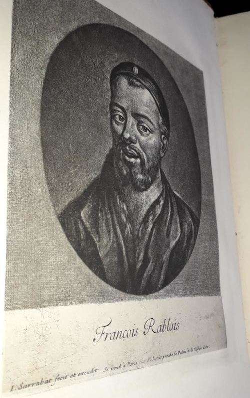 Rabelais, lives of Gargantua and his son Pantagruel. 1892. Illustr. by Anatole de Montaiglon. 2 vols