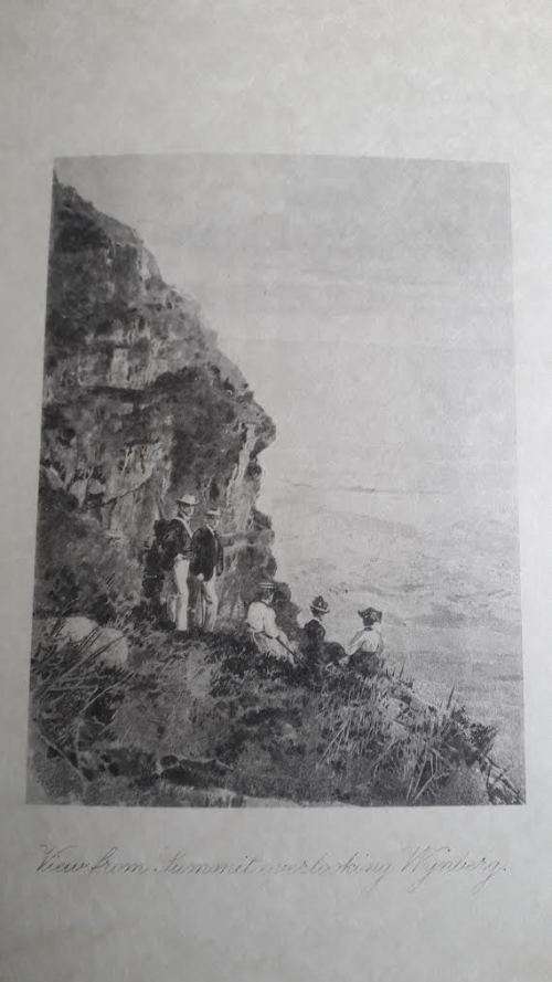 AFRICANA Table Mountain - Pictures with pen and camera. Arthur Vine Hall. Victorian era.