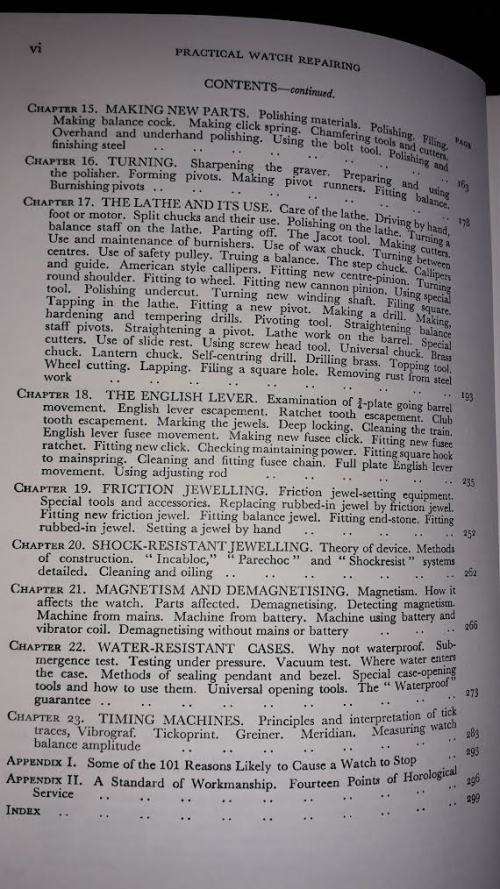 Practical Watch Repairing - Donald de Carle. 1964.