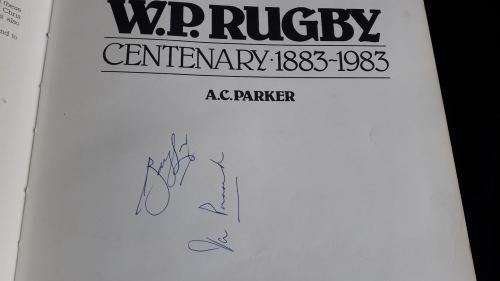 WP Rugby Centenary 1883-1983. AC Parker. Signed.